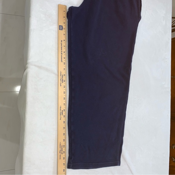 Polo Ralph Lauren navy blue waffle knit sleep pants loungewear size large pocket - Picture 8 of 11